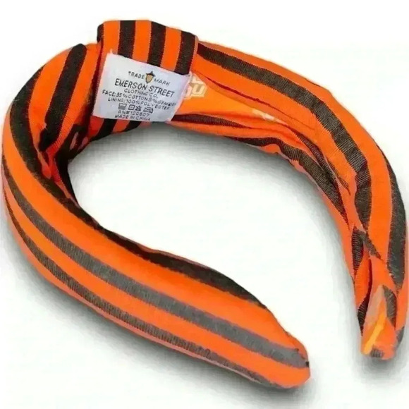 Oklahoma State University Headband Knotted Style Stripes OSU Embroidered‎ Mascot - Picture 3 of 6